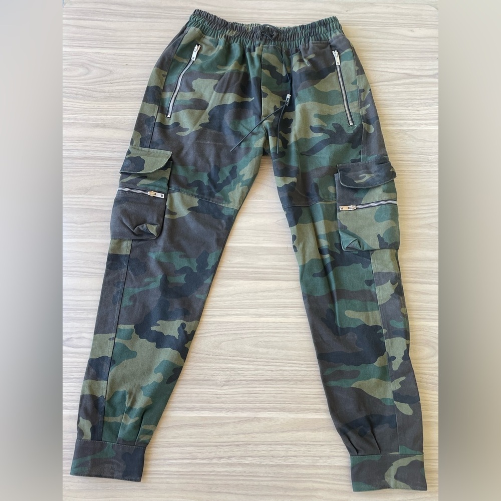 Represent Men's Camouflage Cargo Pants
